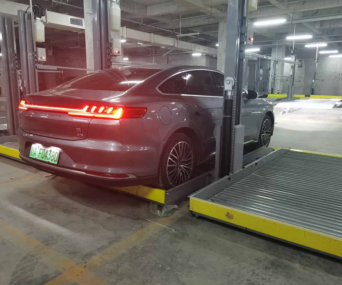 兩柱簡易升降類立體停車拆除